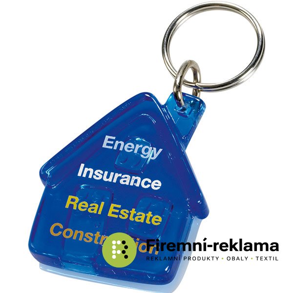 Promotional keychainHouse - custom printed keychain