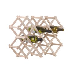 Wooden wine rack