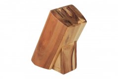 Dřevěný stojan na nože BRILLANTE akácie - 23 x 11 x 10 cm