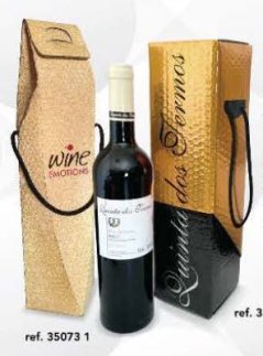 Recyklované obaly na víno 1 láhev