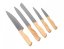 Set of 5 knives with stand