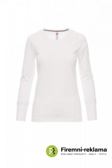 Women's t-shirt with long sleeves PINETA LADY - Colour: white, Size: M