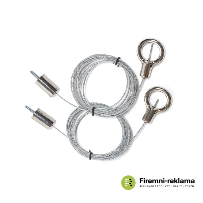 Suspension Set For Smart Line Digital Panel - Colour: silver