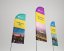 Beach flag, FEATHER, complete set - Height: 245 cm