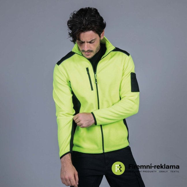 James Ross Polar fleece Baltic - Colour: black/orange, Size: S