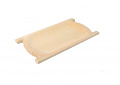 Wooden indented trough 35 cm