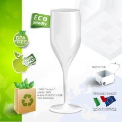 Plastic glasses for sparkling wine 150 ml - 1008 pcs