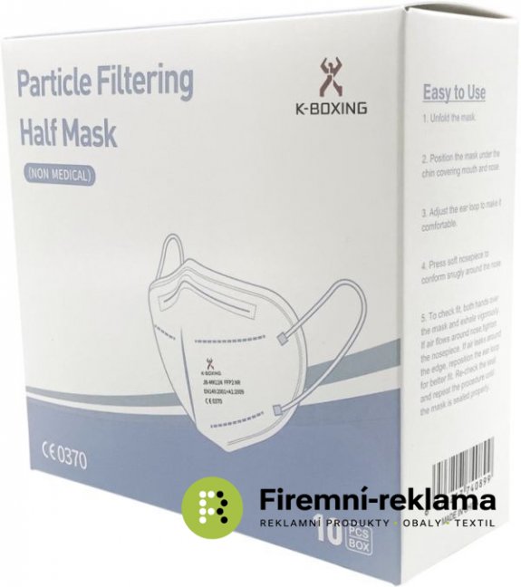 FFP2 anti virus respirators with print - Packaging: 500pcs