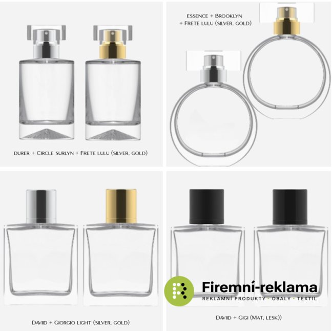 Corporate  fragrance - types of bottles