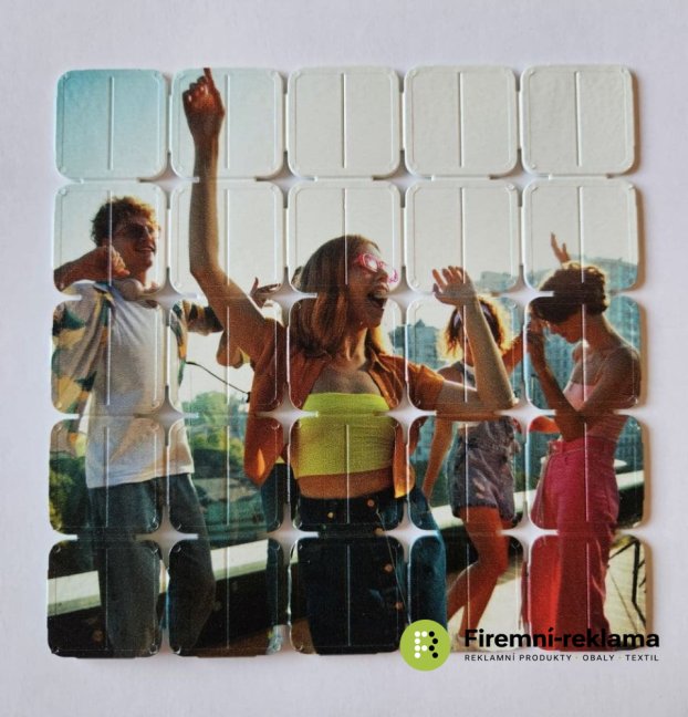 Advertising festival tokens - white plastic tokens with custom printing, suitable for large festivals, concerts, sporting events, and other mass events
