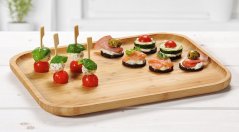 Bamboo serving tray