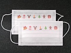 Czech disposable masks with print