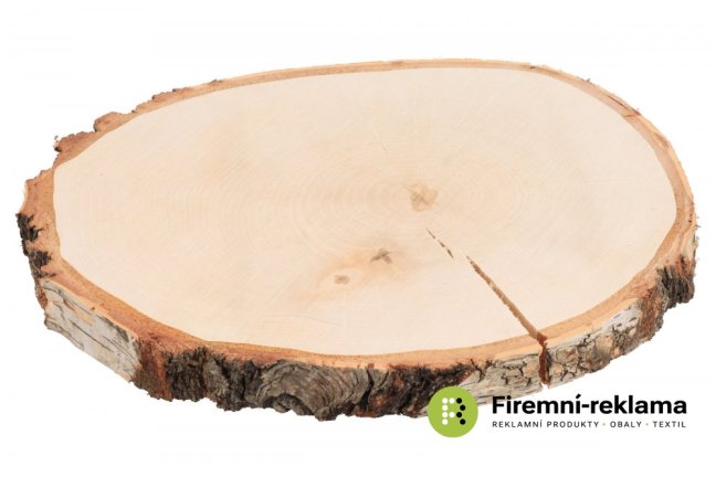 Dřevěná podložka z kmene břízy 33-38 cm