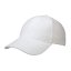 Cap 6 panels with advertising print - Packaging: 100pcs, Colour: white
