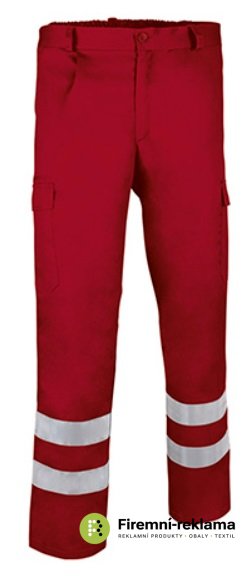 DRILL work pants reflective S-3XL - Packaging: 1pcs, Colour: burgundy, Size: S
