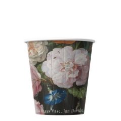 Paper coffee cups Flowers 200ml (8oz) 1000pcs