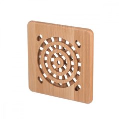 Square beech pot mat