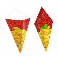 Paper cone for animal food