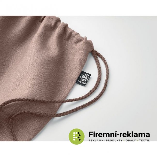 NAIMA BAG eco-friendly drawstring hemp backpack - Packaging: 100pcs