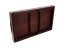 Wooden bed serving table 50x30 cm brown