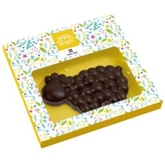 Easter chocolate Bubble Lamb 40g in a paper promotional box with custom print, Easter sweet suitable as a corporate gift