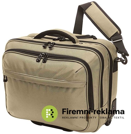Business Bag with Wheels MISSION - Colour: beige