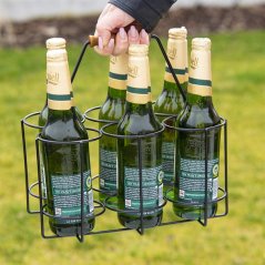 Stojan na pivní láhve/půllitry - 6 pozic