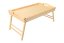 Wooden bed serving table 50x30 cm