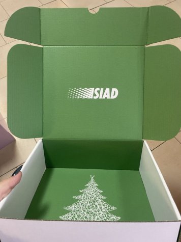 Customized boxes, corporate boxes for Christmas, box interior