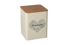 Plechová dóza s víkem - strouhanka