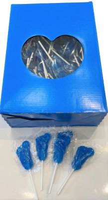 Lízátko stopa modré