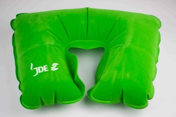 Promotional travel pillow - green