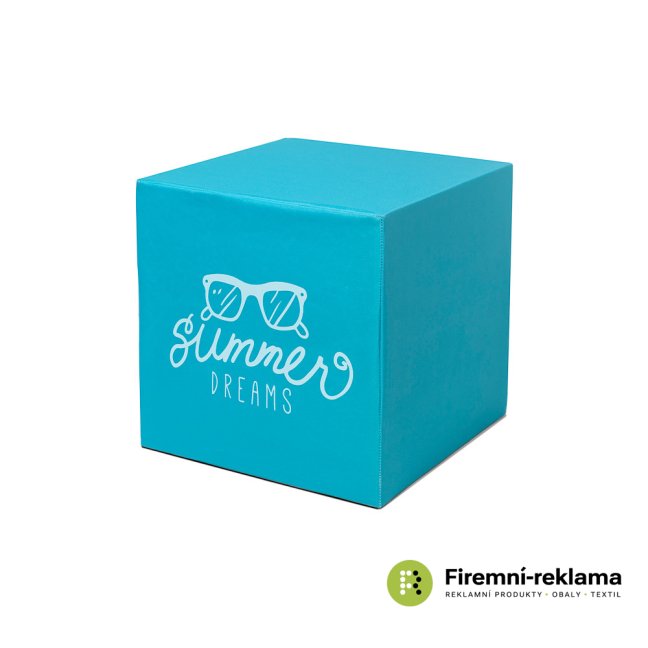 Cube Seat Fold, cardboard material, 40x40 mmx40cm, single packed - Colour: multicolor