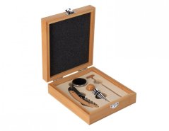 Bamboo wine accessory set