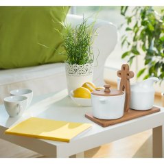 Mlékovka + cukřenka ve stojanu