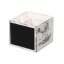 Wooden cutlery stand with chalkboard
