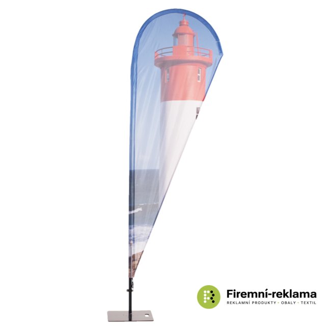 Alu Drop print - Variant: Beach Flag Alu Drop Graphic 87 x 190 cm