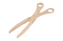 Wooden barbecue scissors