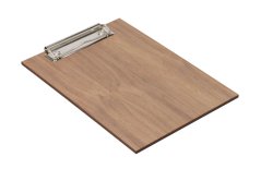 Wooden board with clip A5 - walnut