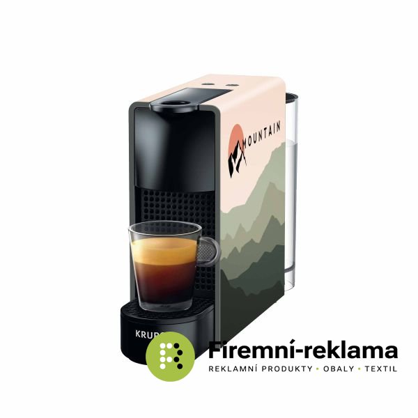 Krups Nespresso Essenza Mini Grey with custom print