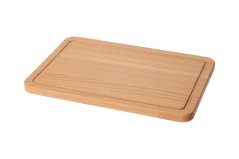Beech cutting board with groove 30 x 20 cm