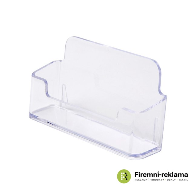 4 Tier Business Card Holder - Landscape - Colour: transparent, Variant: Business Card Holder Counter 1 Tier Landscape 28 mm Pocketdepth