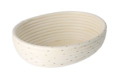 Oval rattan basket 28x22x9 cm