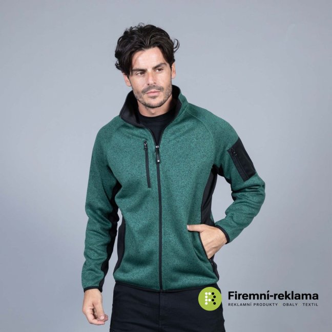 James Ross Knitted fleece Monviso Man - Colour: black, Size: S