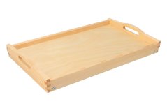 Dřevěný servírovací stolek do postele 50x30 cm