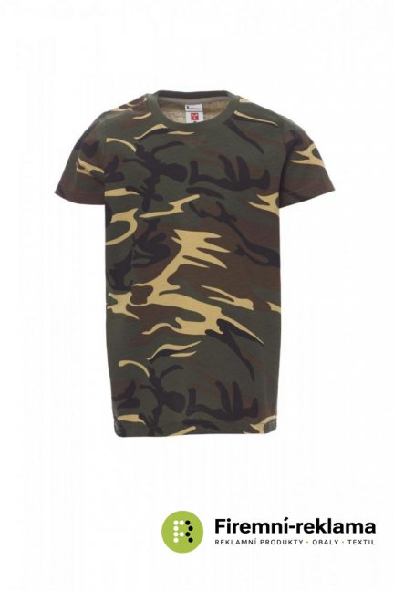 Children's t-shirt SUNSET KIDS camouflage - Colour: camouflage, Size: 13/14