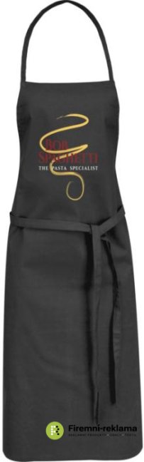 REEVA kitchen apron with print - Packaging: 1pcs, Colour: white
