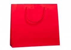 Papírová taška MODEL 2 červená 38x13x31cm