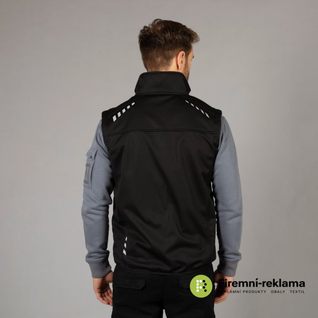 James Ross Waistcoats Trieste - Colour: black, Size: S