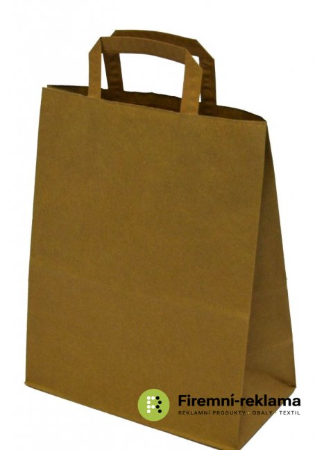 Paper bag HS CRAFT - Packaging: 1pcs, Colour: brown, Size: 18x8x22cm